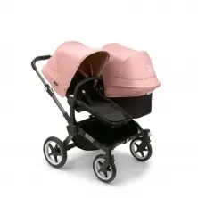 Bugaboo Donkey 5 Duo Styled By You Pushchair-Graphite/Midnight Black/Morning Pink