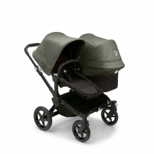 Bugaboo Donkey 5 Duo Styled By You Pushchair-Black/Midnight Black/Forest Green 