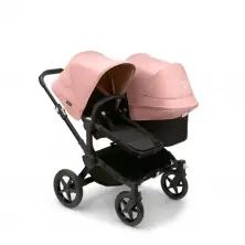 Bugaboo Donkey 5 Duo Styled By You Pushchair- Black/Midnight Black/Morning Pink