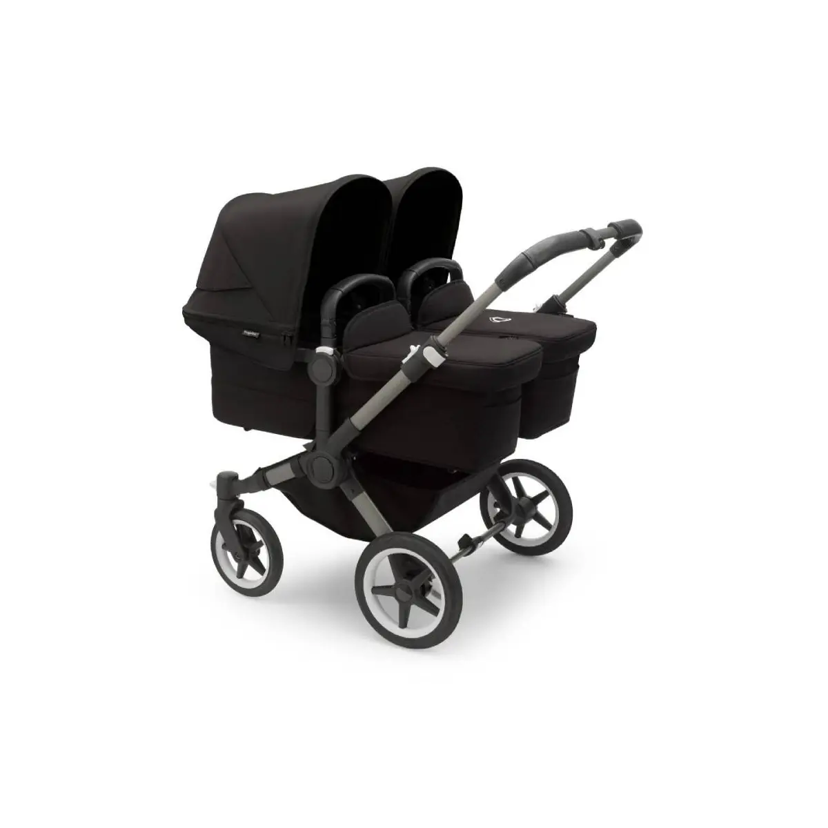 Image of Bugaboo Donkey 5 Twin Styled By You Pushchair-Graphite/Midnight Black/Midnight Black