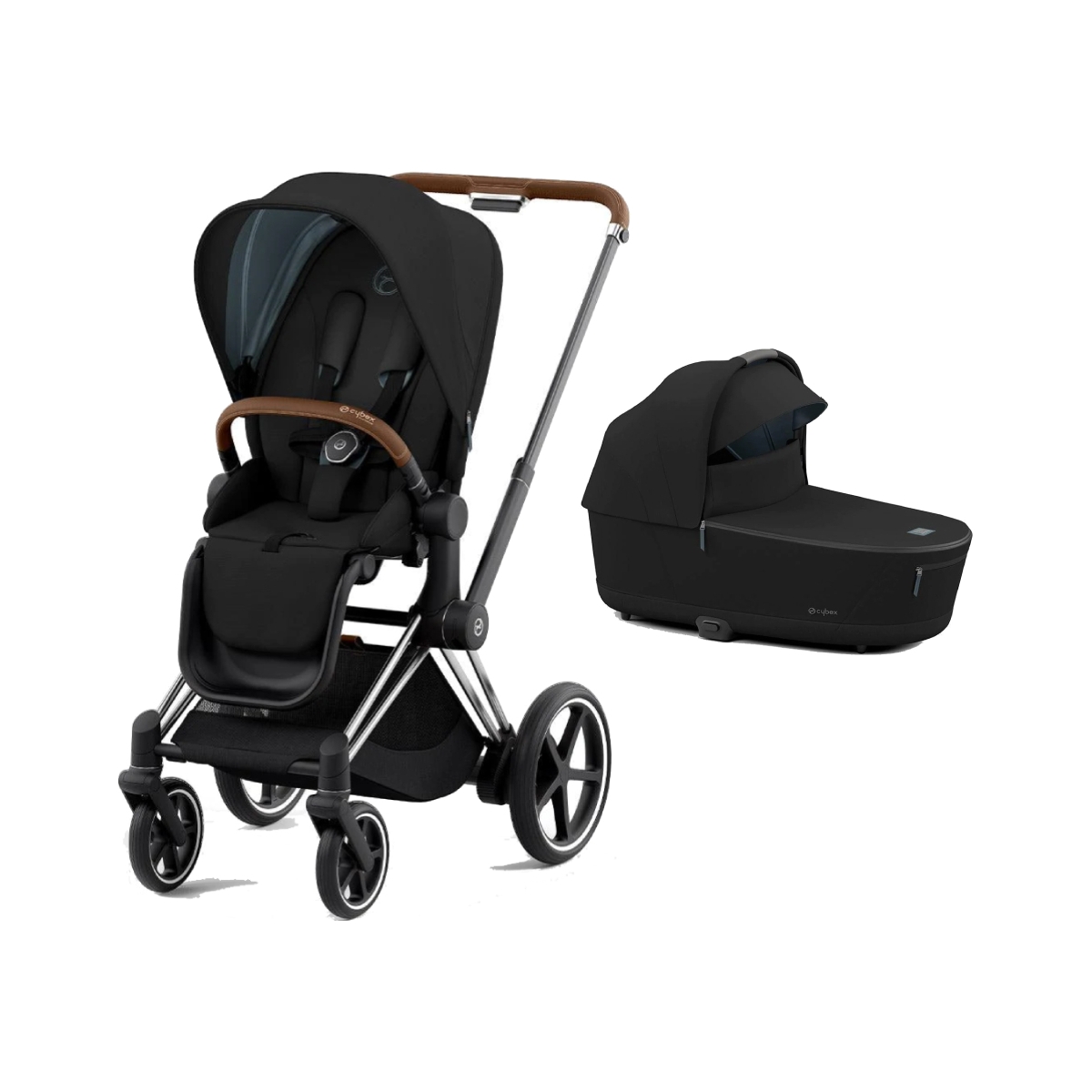 Cybex e-Priam Chrome Pushchair with Lux Carry Cot
