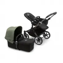 Bugaboo Donkey 5 Mono Styled By You Pushchair-Graphite/Midnight Black/Forest Green