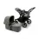 Bugaboo Donkey 5 Mono Complete Pushchair-Black/Grey Melange/Forest Green 