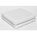 Ventalux Non Allergenic Fibre Quilt Covered Folding Travel Cot Mattress-White (119x59)
