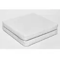 Ventalux Non Allergenic Fibre Covered Folding Travel Cot Mattress-White (95x65)