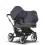 Bugaboo Donkey 5 Duo Complete Pushchair-Graphite/Grey Melange/Stormy Blue 