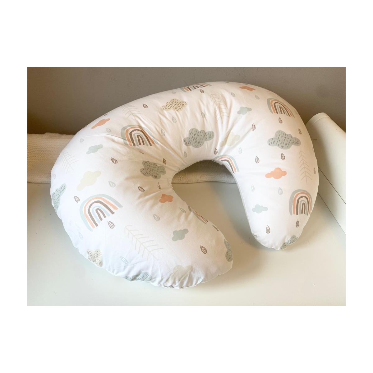 Cuddles Collection 4 in 1 Nursing Pillow – Rainbow