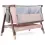 Tutti Bambini CoZee Luxe Bedside Crib-Walnut/Navy