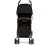 Ickle Bubba Discovery PRIME Rose Gold Chassis Pushchair-Black