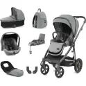 BabyStyle Oyster 3 Gun Metal Finish 7 Piece Luxury Capsule Travel System - Moon