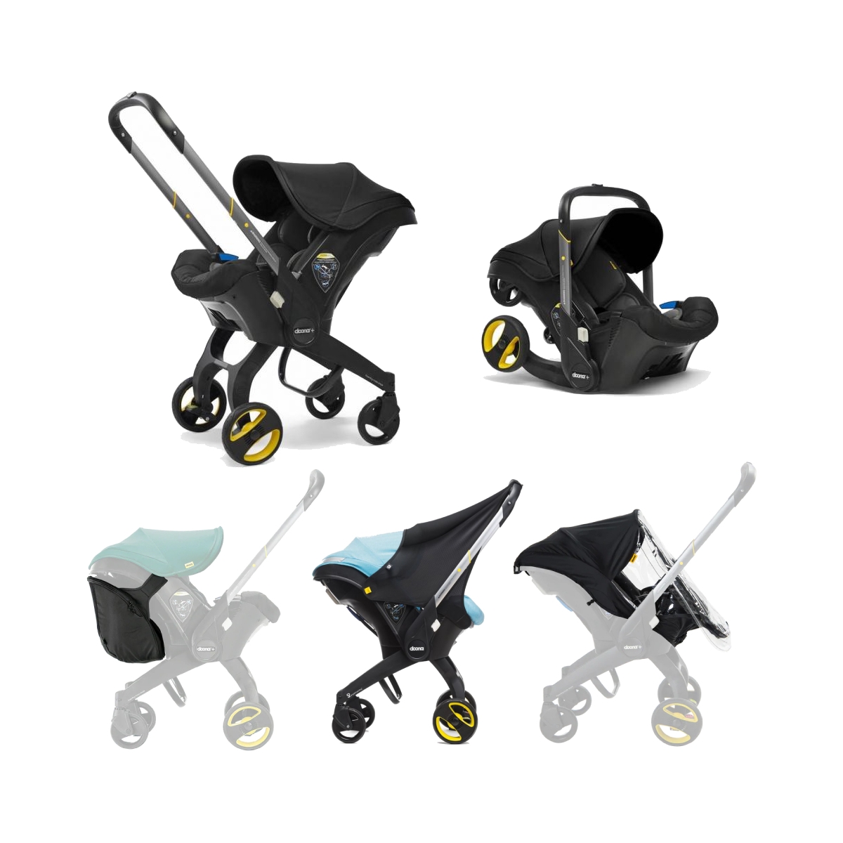 Doona™ Infant Car Seat Stroller Bundle