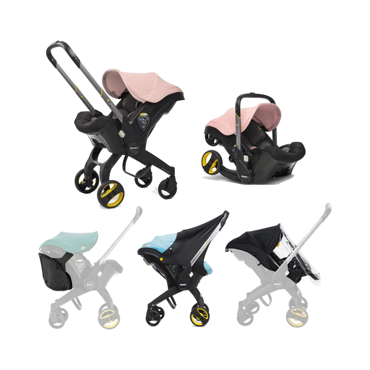 Doona™ Infant Car Seat Stroller Bundle