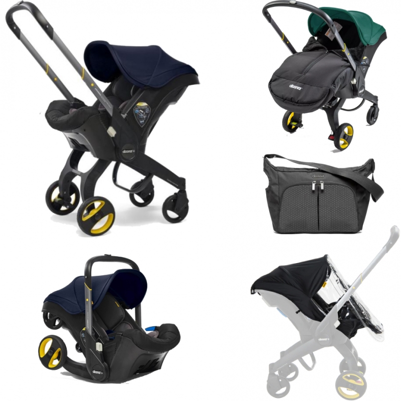Doona™ Infant Car Seat Stroller Premium Bundle-Royal Blue