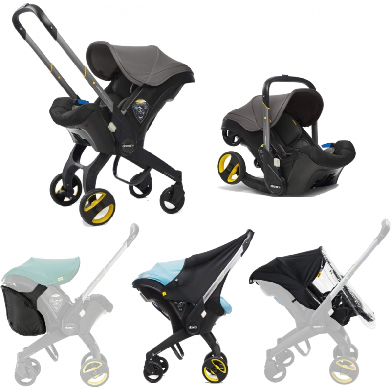 Doona™ Infant Car Seat Stroller Bundle-Urban Grey