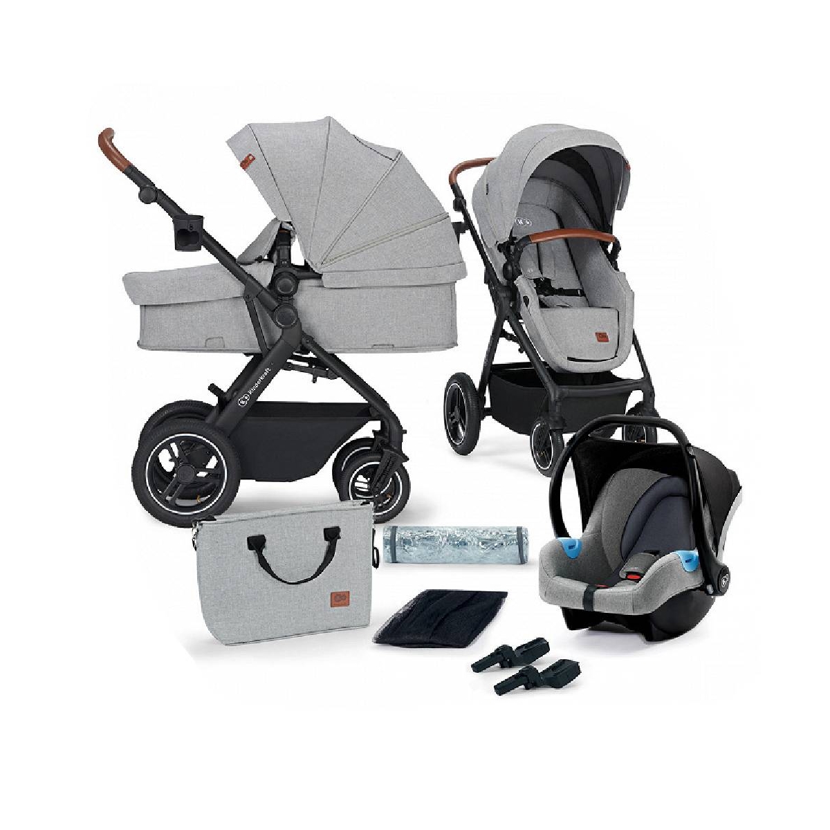 Kinderkraft B-Tour 3in1 with Mink Car Seat Travel System