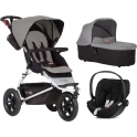 Mountain Buggy Urban Jungle Cloud Z Travel System-Silver (2022)