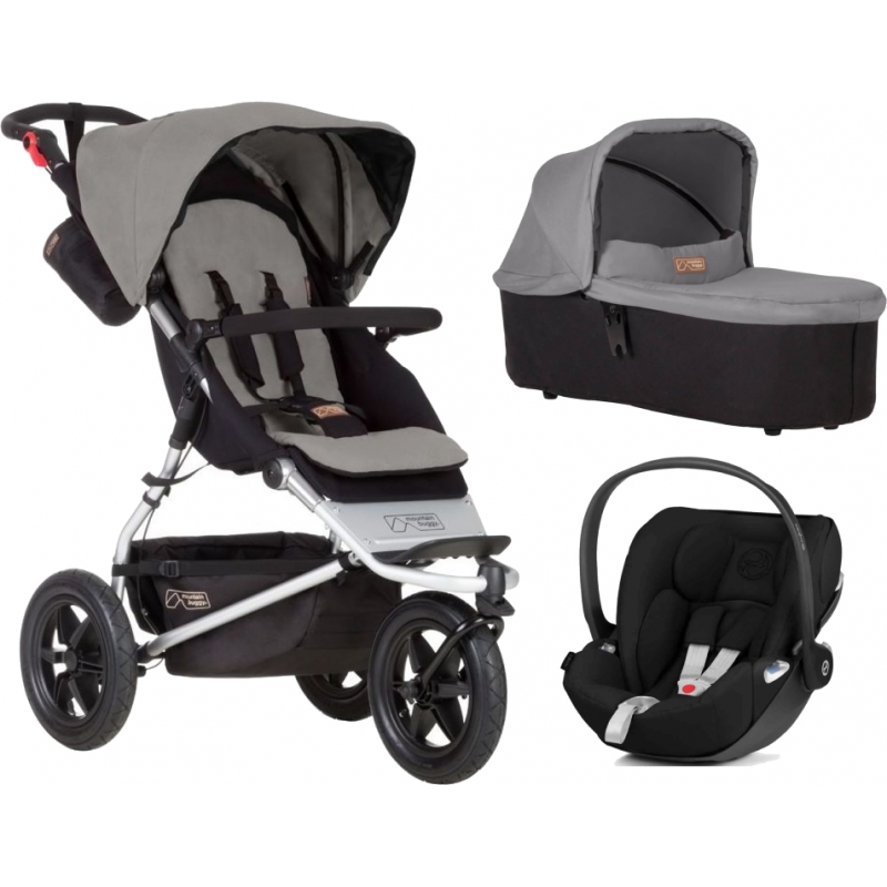 Mountain Buggy Urban Jungle 3in1 Travel System-Silver (2022)