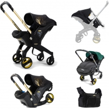 Doona™ Infant Car Seat Stroller Gold Edition Bundle-Black/Gold