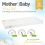 Mother & Baby Rose Gold Anti Allergy Sprung Cot Mattress 120x60