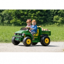 Peg Perego John Deere Gator HPX Childrens Ride On Utility Truck-Green