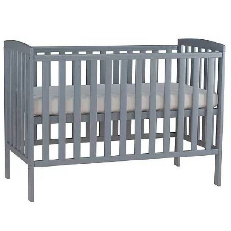 Kiddies Kingdom Devon Baby Cot 120x60 Grey