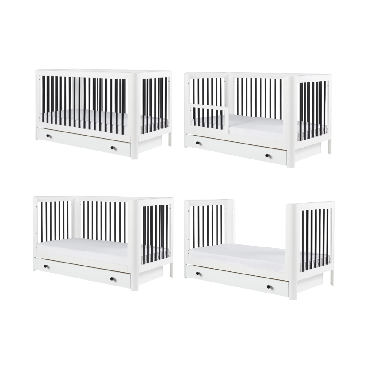 Ickle Bubba Tenby Cot Bed and Under Drawer