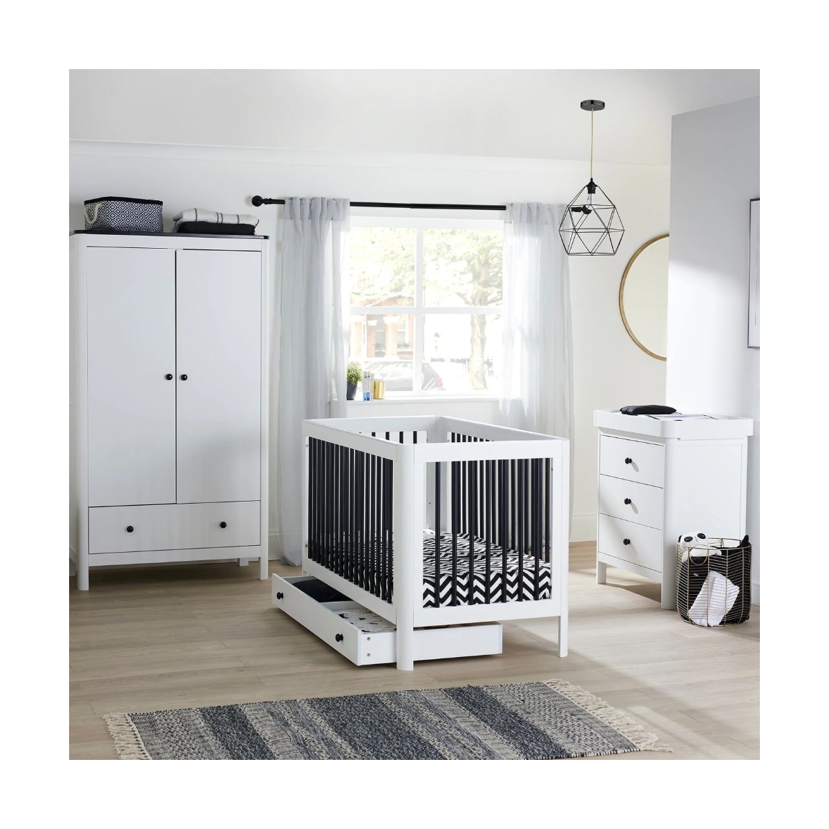 Ickle Bubba Tenby 3 Piece Roomset with Underdrawer