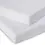 Pack of 2 Micro-Fresh Fitted Cot Sheets-White