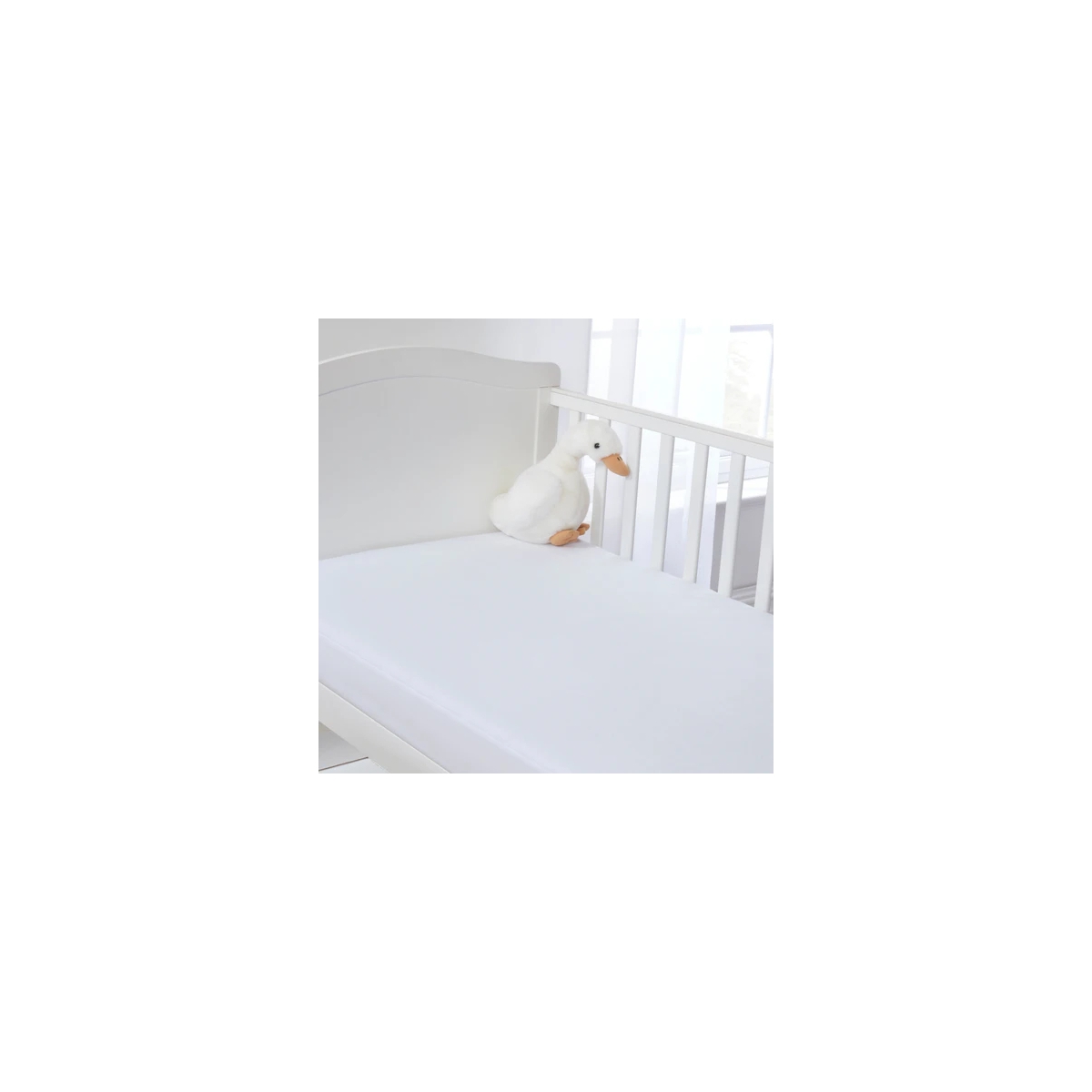 Clair De Lune Micro-Fresh Waterproof Terry Towelling Cot Bed Mattress Protector