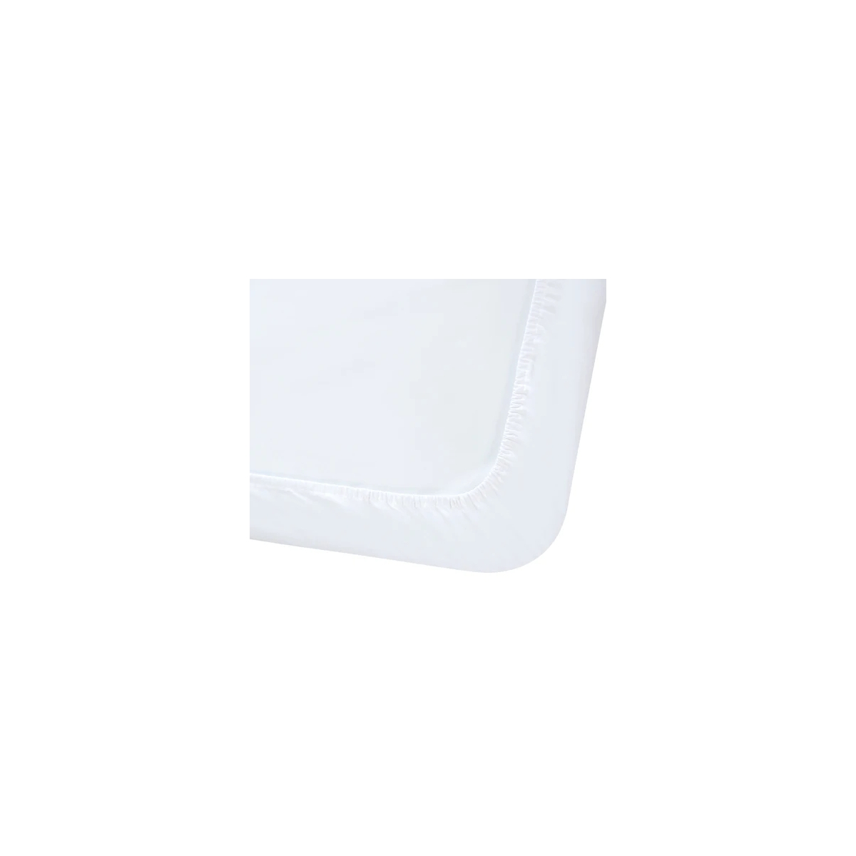 Clair De Lune MicroFresh Quilted Cot Bed Mattress ProtectorWhite