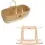 The Little Green Sheep Natural Quilted Moses Basket & Mattress-Honey Rice