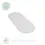 Kindervally Wicker Half-Quilted Moses Basket Mattress-White