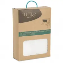 Tutti Bambini CoZee Breathable Mattress Protector-White