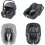 Maxi Cosi 360 Car Seat Bundle-Essential Black