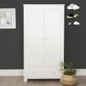 Cuddleco Aylesbury 2 Door Double Wardrobe-White (2021)