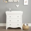 CuddleCo Clara 3 Drawer Dresser & Changer-White (2021)