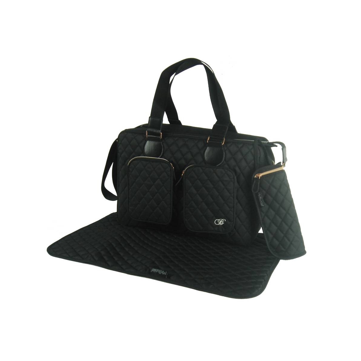 My Babiie Billie Faiers Quilted Deluxe Baby Changing BagBlack (MBBAGBFQ)
