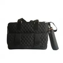 My Babiie Billie Faiers Quilted Deluxe Baby Changing Bag-Black (MBBAGBFQ)