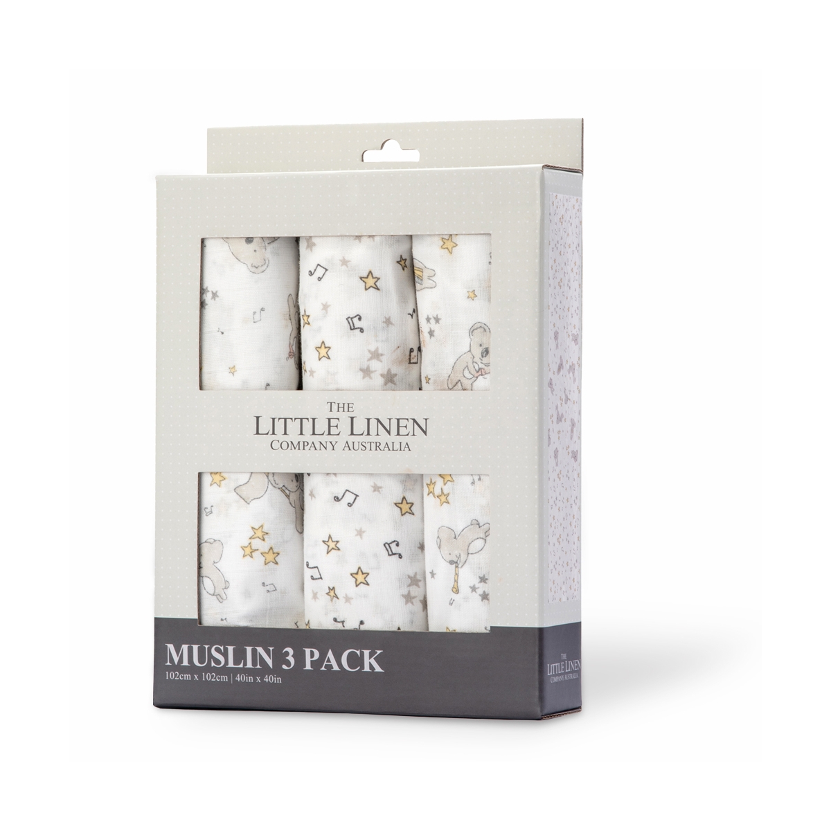 Little Linen 3 Pack Muslin Prints