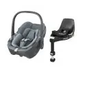 Maxi Cosi Pebble 360 Group 0+ Car Seat with FamilyFix 360 Base - Essential Grey