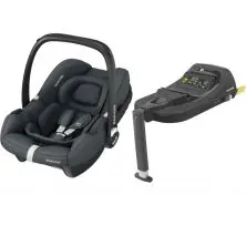 Maxi Cosi Cabriofix Group 0+ i-Size Car Seat and Base Bundle - Essential Graphite