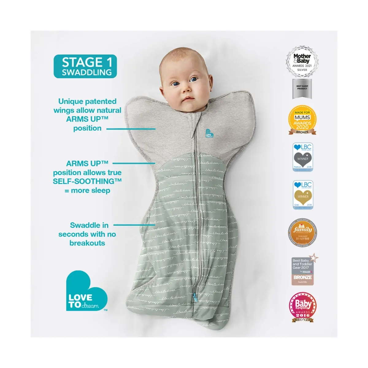 Love To Dream Sleep Suit - Warm 2.5 TOG – Baby Presents