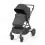 Ickle bubba Comet All-in-One Travel System With Stratus i-Size Carseat & Isofix Base-Black