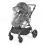 Ickle bubba Comet All-in-One Travel System With Stratus i-Size Carseat & Isofix Base-Black