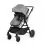 Ickle bubba Comet All-in-One Travel System With Stratus i-Size Carseat & Isofix Base-Space Grey