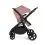 Ickle bubba Comet All-in-One Travel System With Stratus i-Size Carseat & Isofix Base-Dusky Pink