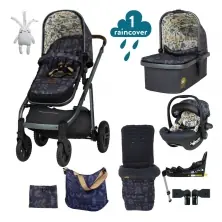 Cosatto Wow 2 Special Edition i-Size Everything Bundle-Nature Trail Shadow