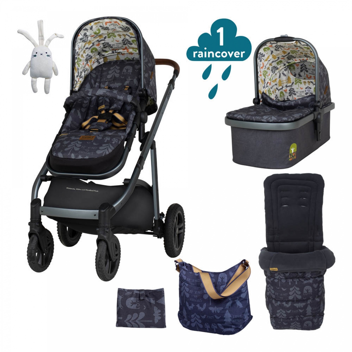 Cosatto Wow 2 Special Edition Pram and Accessories Bundle