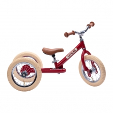 Trybike-Steel 2 In 1 Balance Trike-Vintage Red