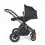 Ickle Bubba Stomp Luxe Black Frame Travel System With Stratus i-Size Carseat & Isofix Base-Midnight